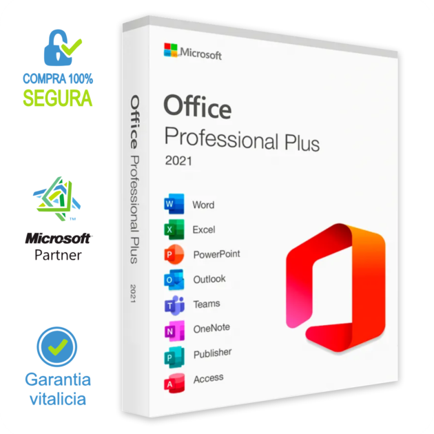 Office 2021 Professional Plus Bind 1 usuario