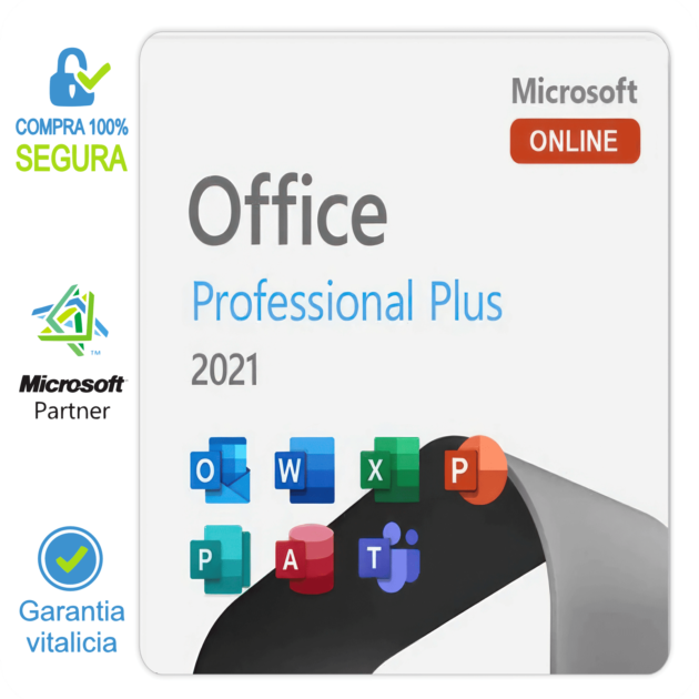 Microsoft Office 2021 Professional Plus 1 PC (Retail Online)