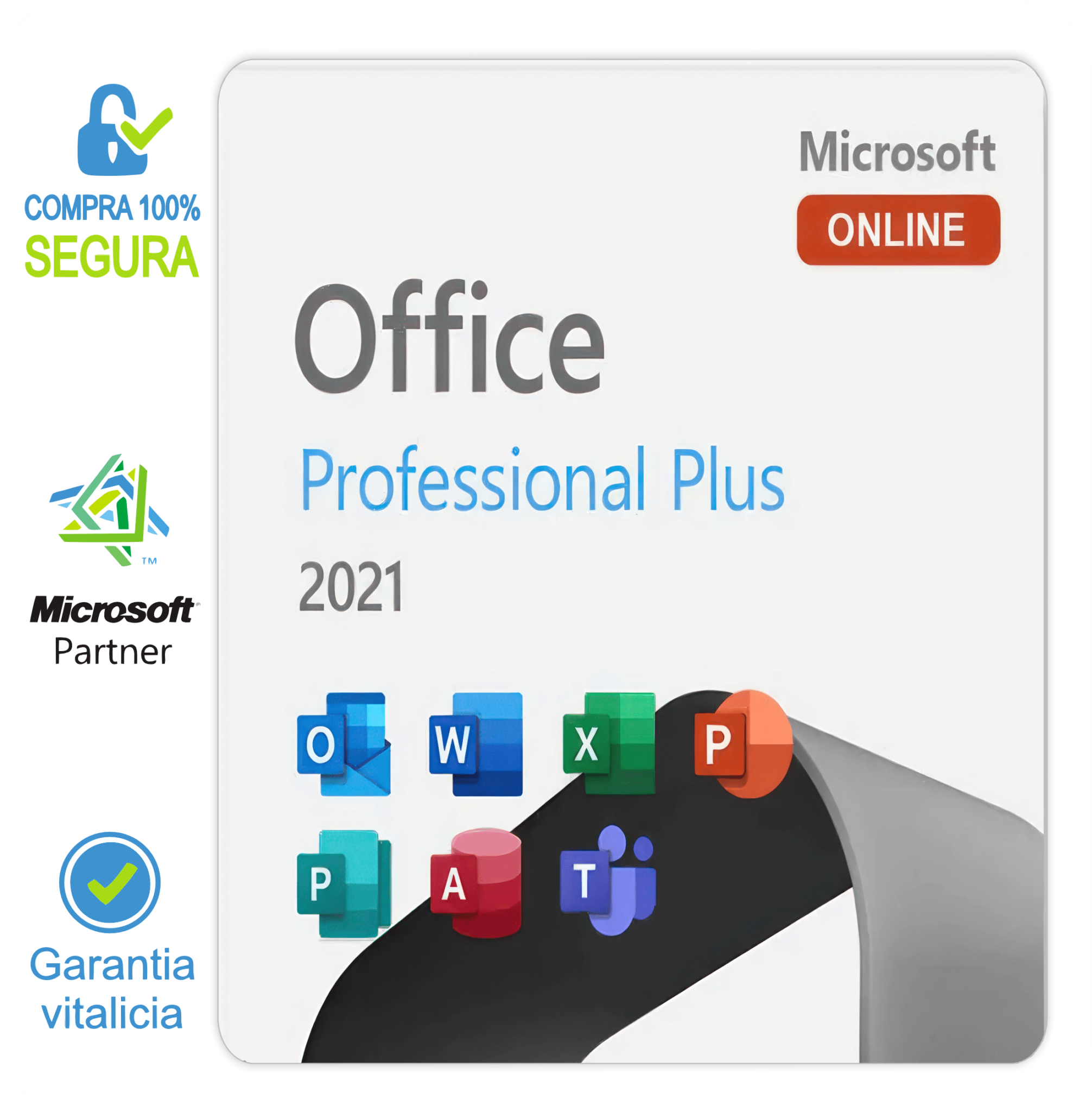 Microsoft Office 2021 Professional Plus 1 PC (Retail Online) - Mexico