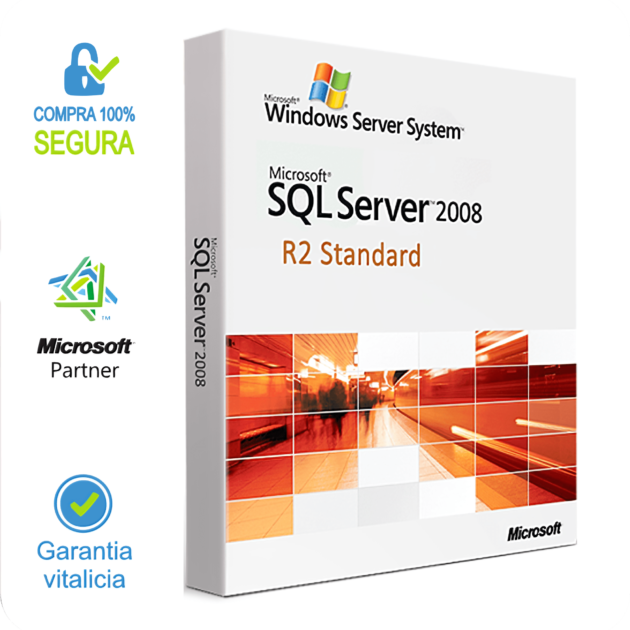 SQL Server 2008 R2 Standard Licencia para 1 Servidor