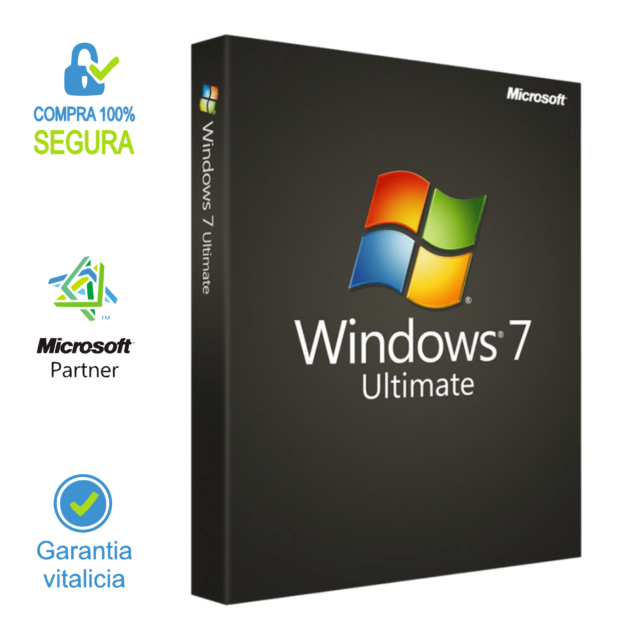 Windows 7 Ultimate Licencia para 1PC