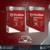 Licencia digital de McAfee Antivirus Plus para 3 o 10 dispositivos por 1 año en Latinkeys