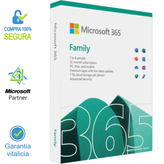 Office 365 Familia (Administrador) - Anual