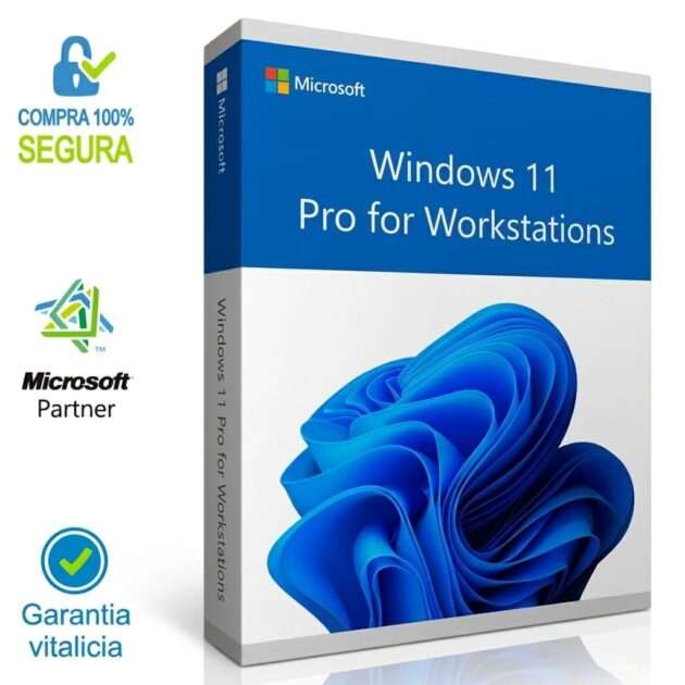 Licencia original Windows 11 Pro for Workstations permanente Latinkeys