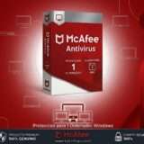 Licencia McAfee Antivirus para 1 PC Windows por 1 año original de Latinkeys